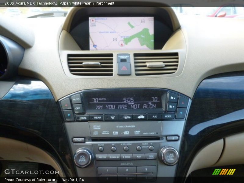 Aspen White Pearl / Parchment 2009 Acura MDX Technology