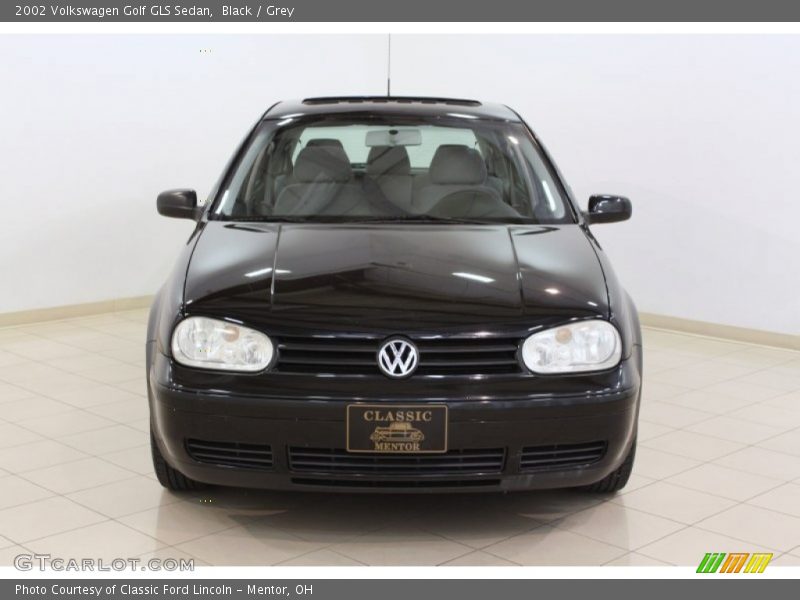 Black / Grey 2002 Volkswagen Golf GLS Sedan