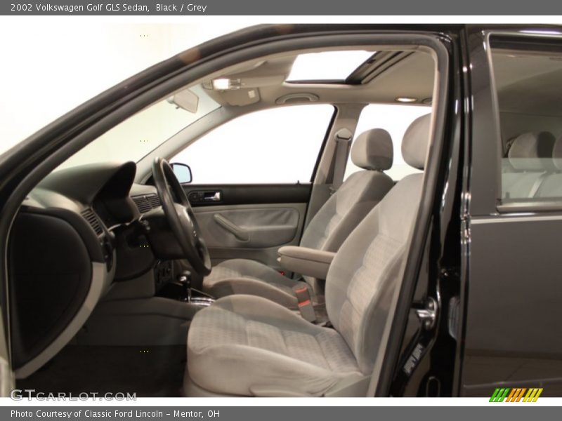 Black / Grey 2002 Volkswagen Golf GLS Sedan