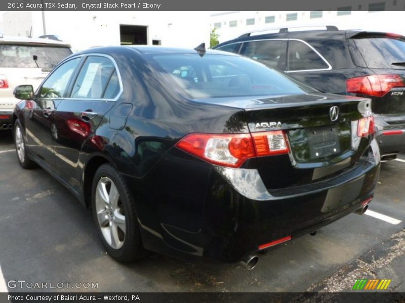Crystal Black Pearl / Ebony 2010 Acura TSX Sedan