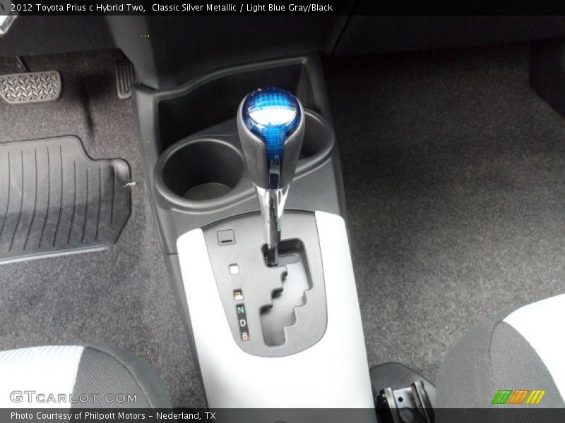  2012 Prius c Hybrid Two ECVT Automatic Shifter