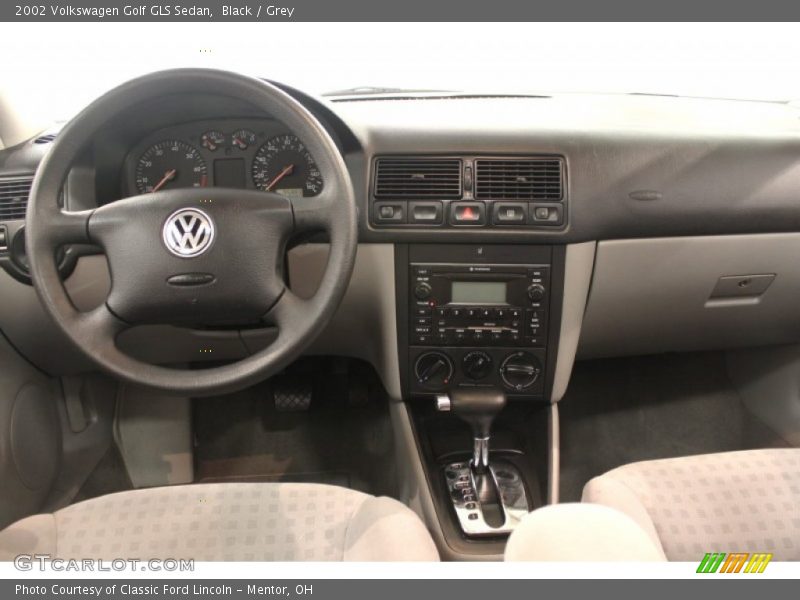 Black / Grey 2002 Volkswagen Golf GLS Sedan
