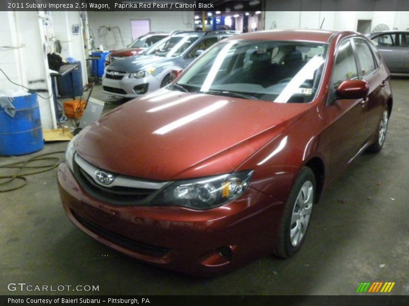 Paprika Red Pearl / Carbon Black 2011 Subaru Impreza 2.5i Wagon