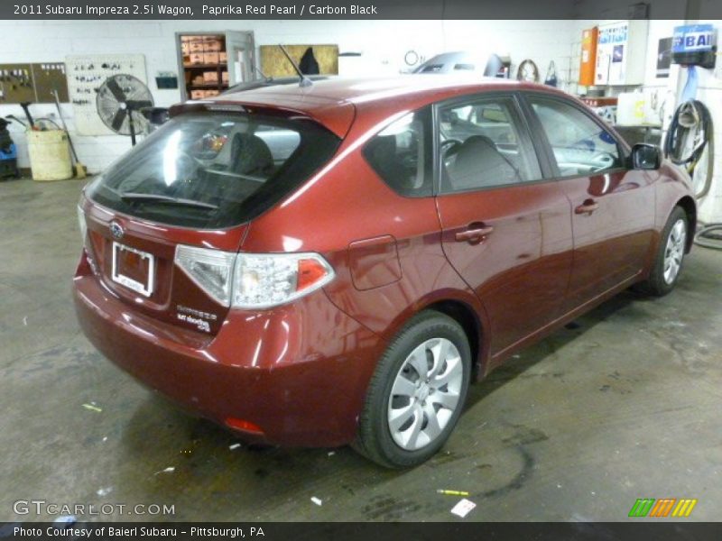 Paprika Red Pearl / Carbon Black 2011 Subaru Impreza 2.5i Wagon