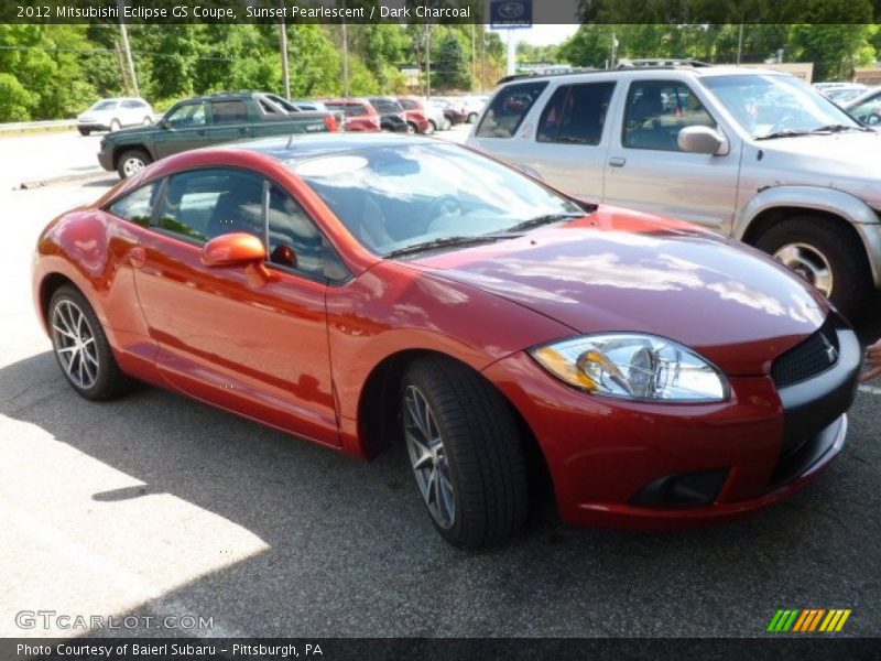 Sunset Pearlescent / Dark Charcoal 2012 Mitsubishi Eclipse GS Coupe