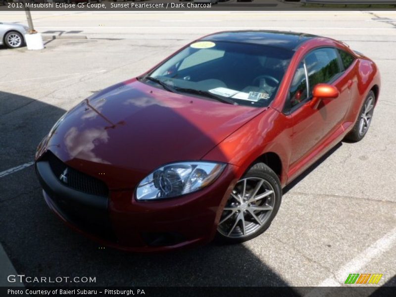 Sunset Pearlescent / Dark Charcoal 2012 Mitsubishi Eclipse GS Coupe