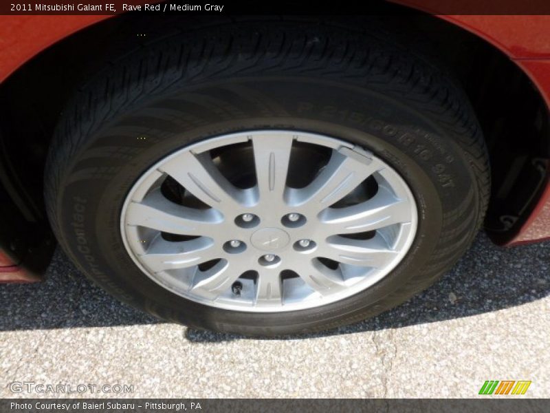 Rave Red / Medium Gray 2011 Mitsubishi Galant FE