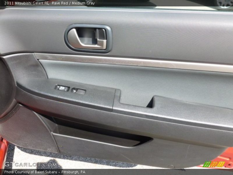 Rave Red / Medium Gray 2011 Mitsubishi Galant FE