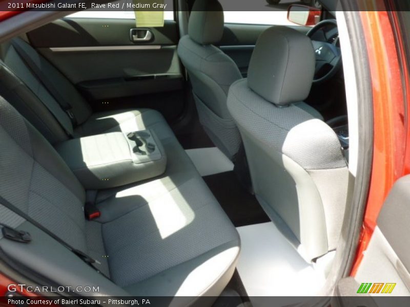 Rave Red / Medium Gray 2011 Mitsubishi Galant FE