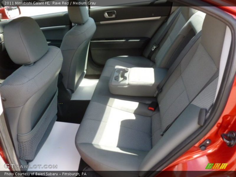 Rave Red / Medium Gray 2011 Mitsubishi Galant FE