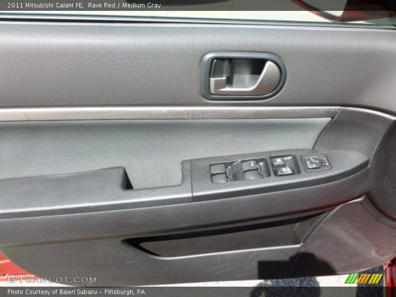 Rave Red / Medium Gray 2011 Mitsubishi Galant FE