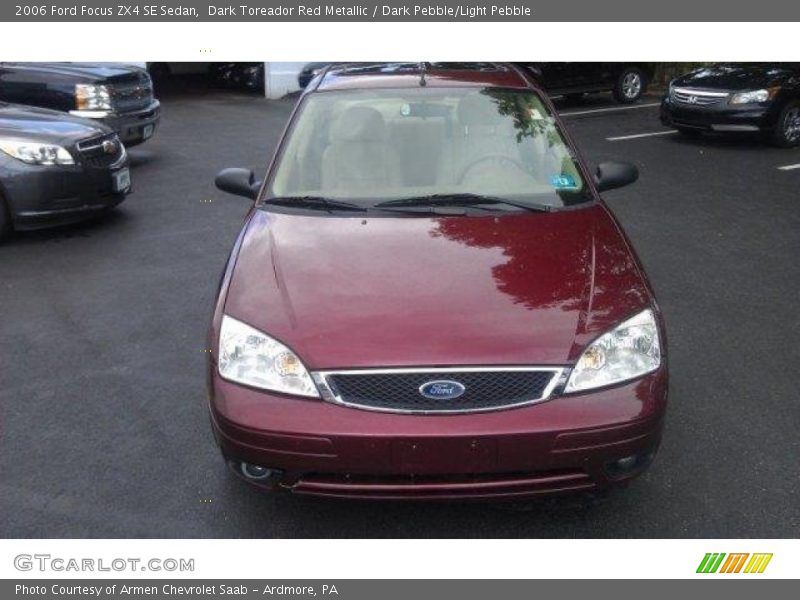 Dark Toreador Red Metallic / Dark Pebble/Light Pebble 2006 Ford Focus ZX4 SE Sedan