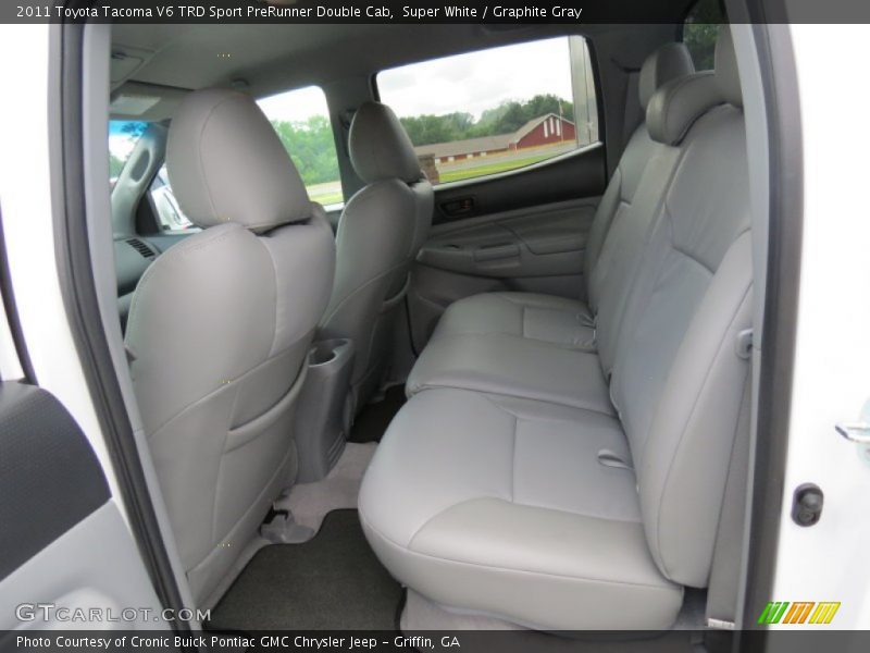 Super White / Graphite Gray 2011 Toyota Tacoma V6 TRD Sport PreRunner Double Cab