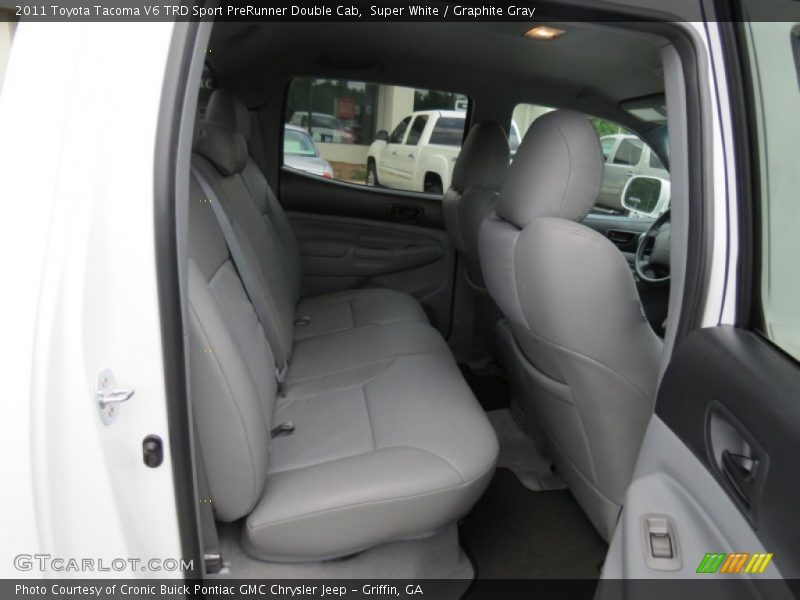 Super White / Graphite Gray 2011 Toyota Tacoma V6 TRD Sport PreRunner Double Cab