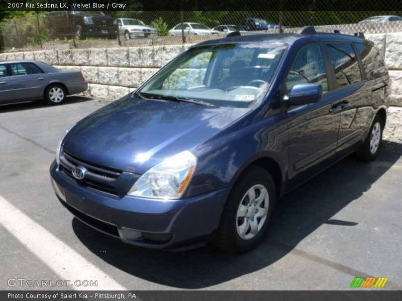 Velvet Blue / Gray 2007 Kia Sedona LX