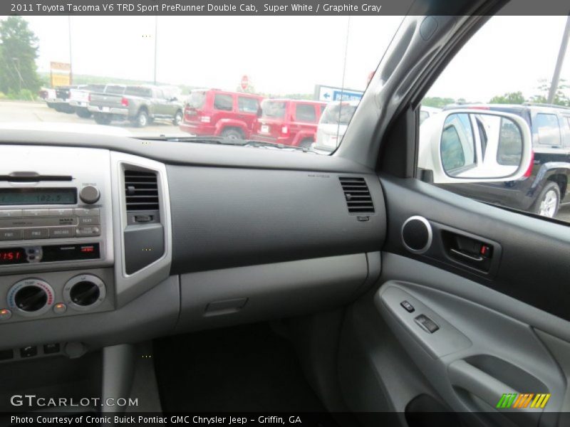 Super White / Graphite Gray 2011 Toyota Tacoma V6 TRD Sport PreRunner Double Cab