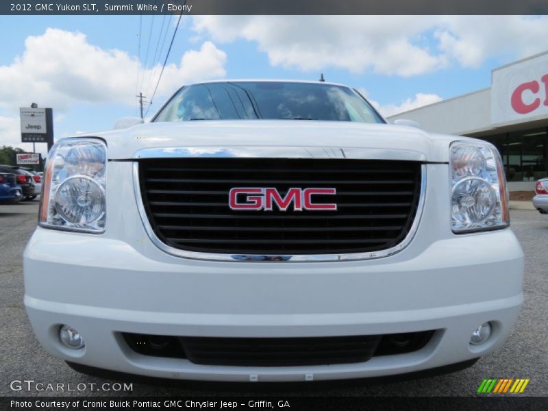 Summit White / Ebony 2012 GMC Yukon SLT