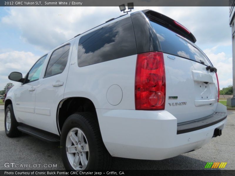 Summit White / Ebony 2012 GMC Yukon SLT