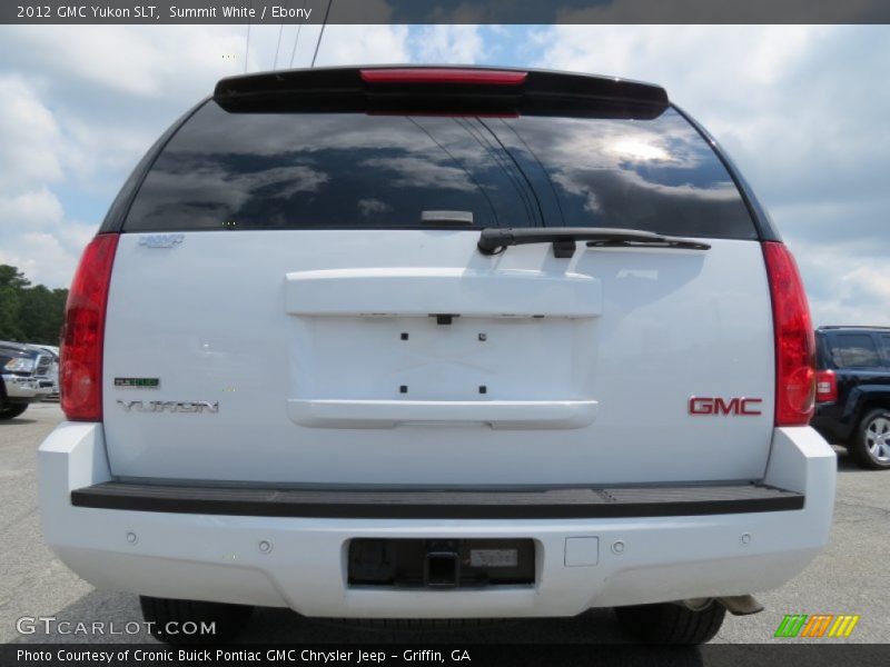 Summit White / Ebony 2012 GMC Yukon SLT