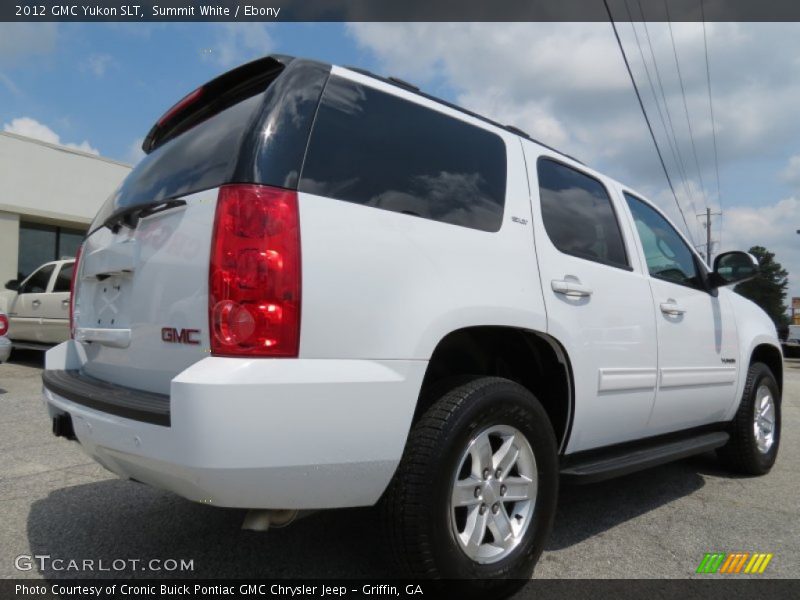Summit White / Ebony 2012 GMC Yukon SLT