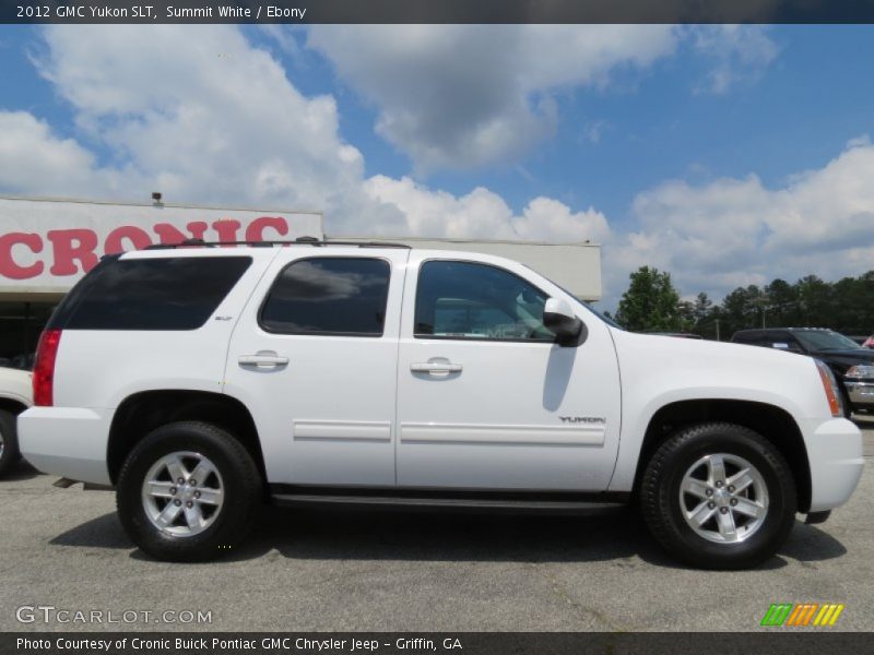 Summit White / Ebony 2012 GMC Yukon SLT