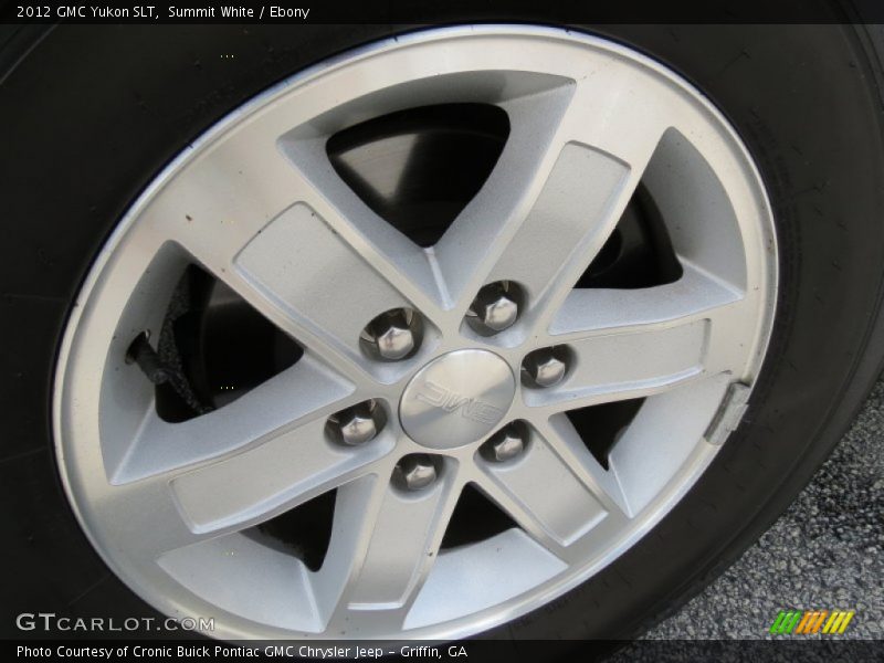 Summit White / Ebony 2012 GMC Yukon SLT
