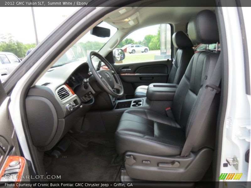 Summit White / Ebony 2012 GMC Yukon SLT