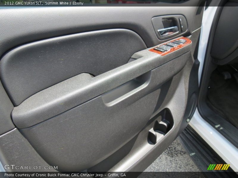 Summit White / Ebony 2012 GMC Yukon SLT