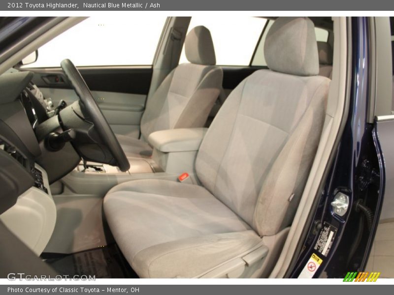 Nautical Blue Metallic / Ash 2012 Toyota Highlander