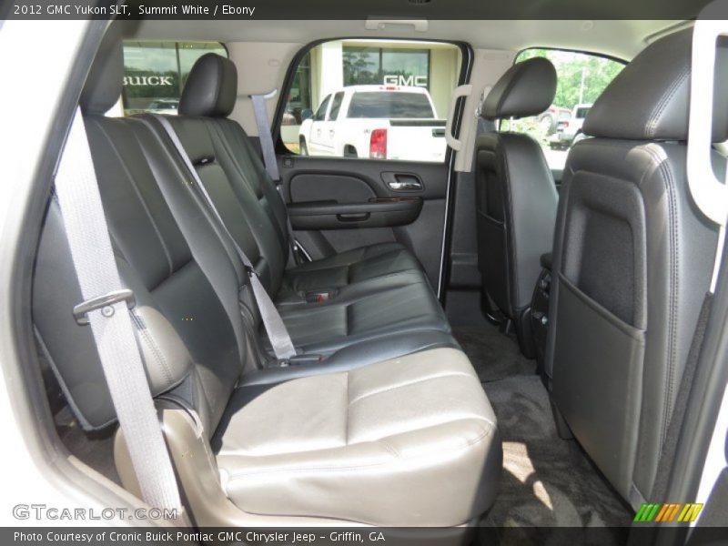 Summit White / Ebony 2012 GMC Yukon SLT
