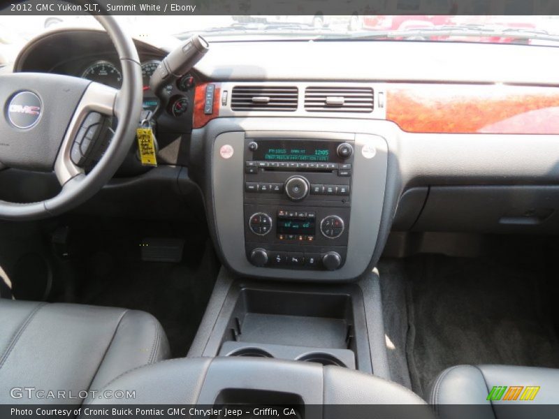 Summit White / Ebony 2012 GMC Yukon SLT
