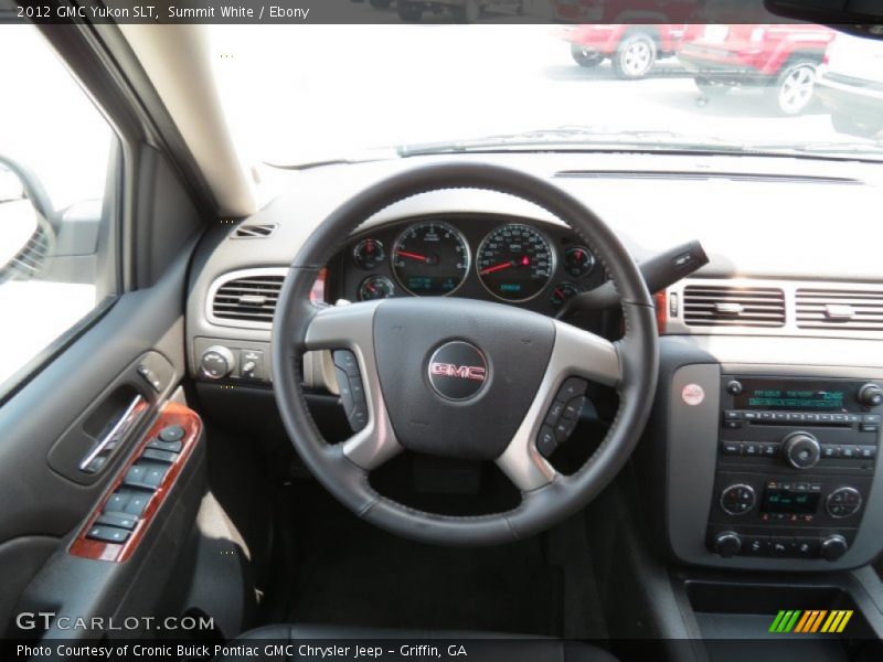 Summit White / Ebony 2012 GMC Yukon SLT