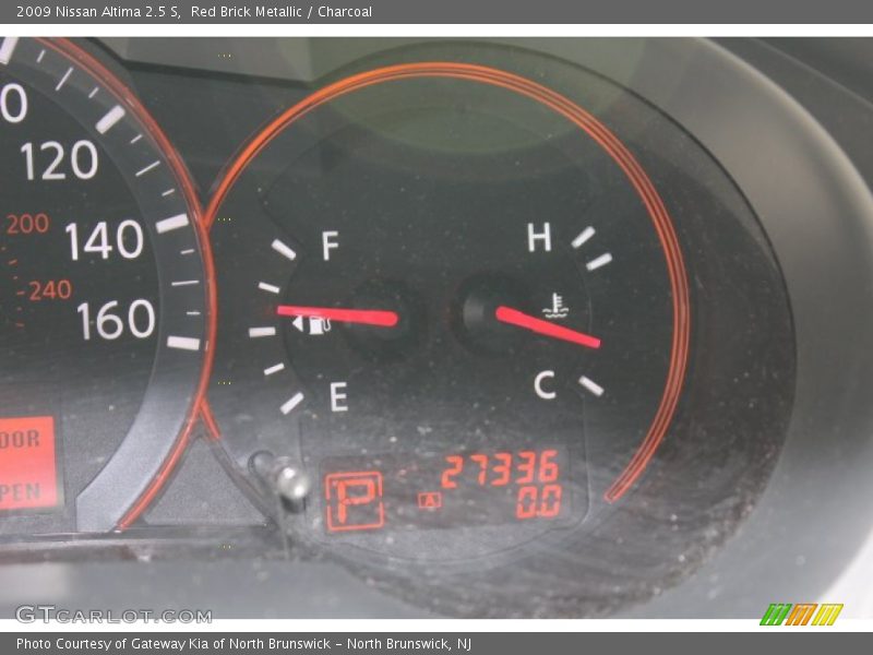 Red Brick Metallic / Charcoal 2009 Nissan Altima 2.5 S