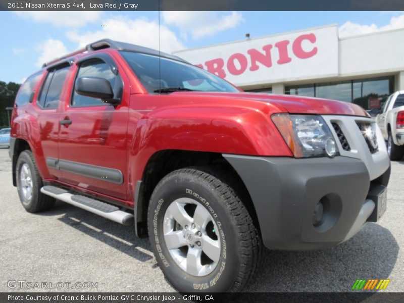 Lava Red / Gray 2011 Nissan Xterra S 4x4