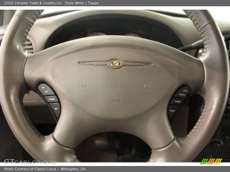 Stone White / Taupe 2003 Chrysler Town & Country LXi