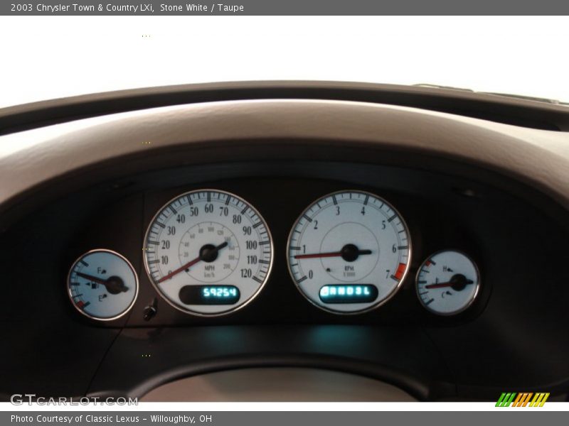 Stone White / Taupe 2003 Chrysler Town & Country LXi