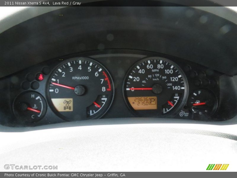  2011 Xterra S 4x4 S 4x4 Gauges