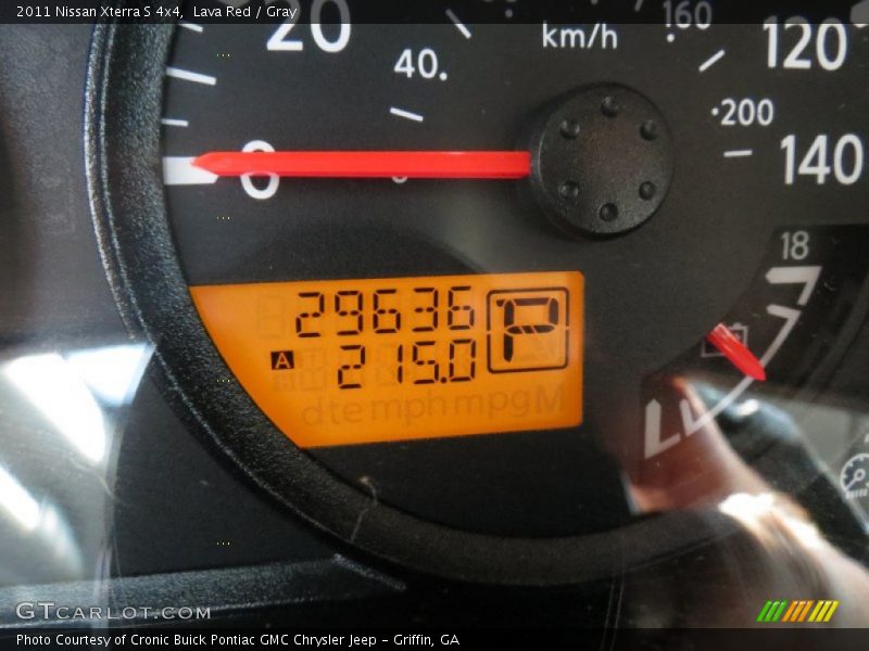 Lava Red / Gray 2011 Nissan Xterra S 4x4