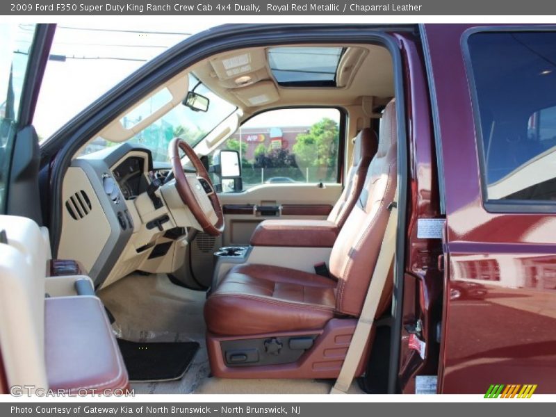  2009 F350 Super Duty King Ranch Crew Cab 4x4 Dually Chaparral Leather Interior