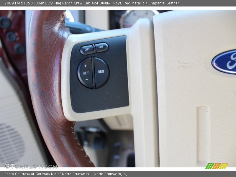 Royal Red Metallic / Chaparral Leather 2009 Ford F350 Super Duty King Ranch Crew Cab 4x4 Dually