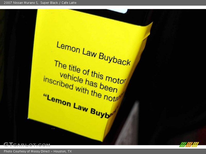 Super Black / Cafe Latte 2007 Nissan Murano S