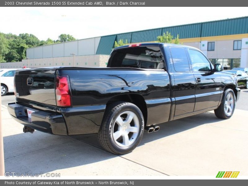 Black / Dark Charcoal 2003 Chevrolet Silverado 1500 SS Extended Cab AWD