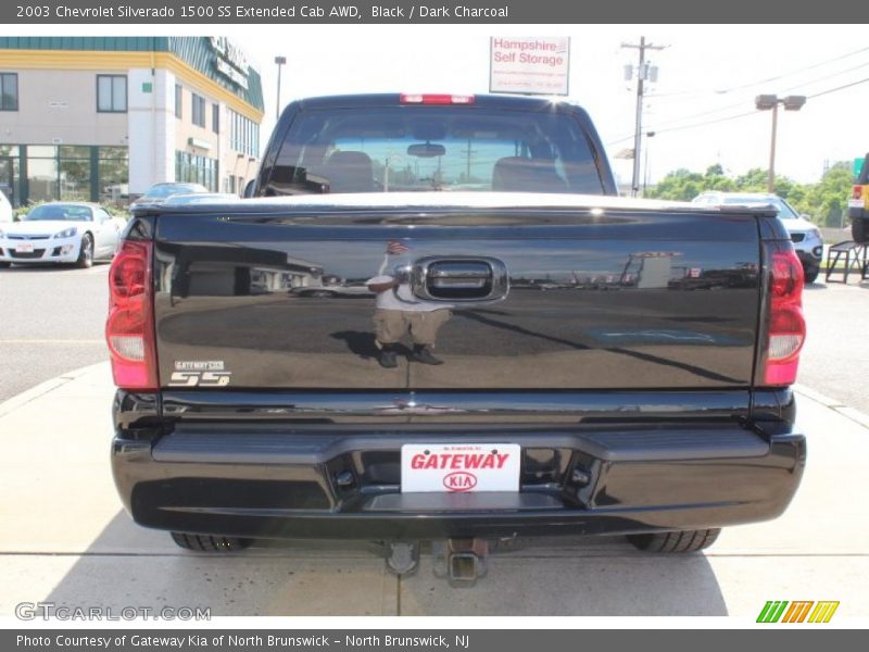 Black / Dark Charcoal 2003 Chevrolet Silverado 1500 SS Extended Cab AWD