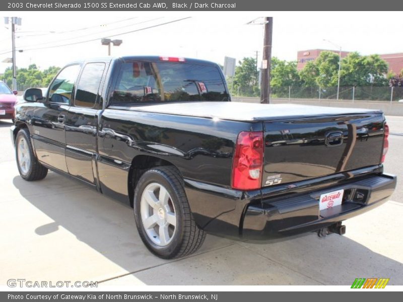 Black / Dark Charcoal 2003 Chevrolet Silverado 1500 SS Extended Cab AWD