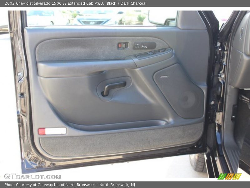 Black / Dark Charcoal 2003 Chevrolet Silverado 1500 SS Extended Cab AWD