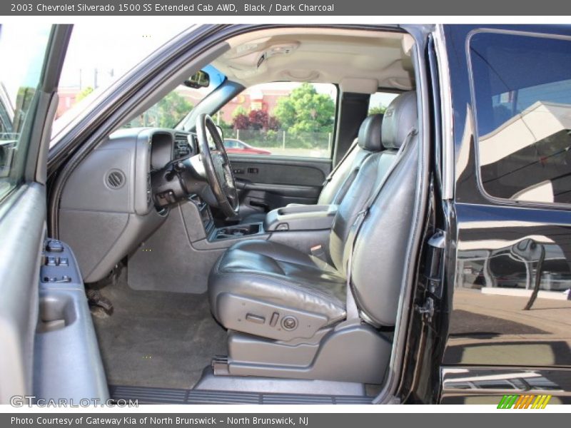 Black / Dark Charcoal 2003 Chevrolet Silverado 1500 SS Extended Cab AWD