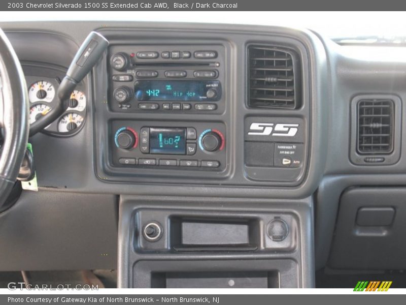 Black / Dark Charcoal 2003 Chevrolet Silverado 1500 SS Extended Cab AWD