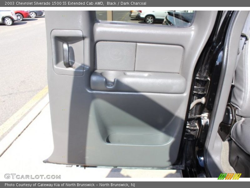 Black / Dark Charcoal 2003 Chevrolet Silverado 1500 SS Extended Cab AWD