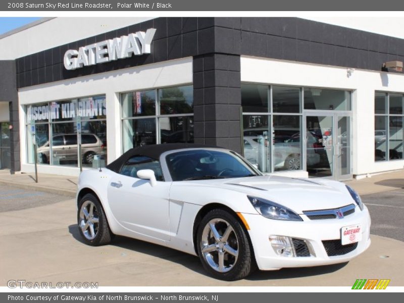 Polar White / Black 2008 Saturn Sky Red Line Roadster