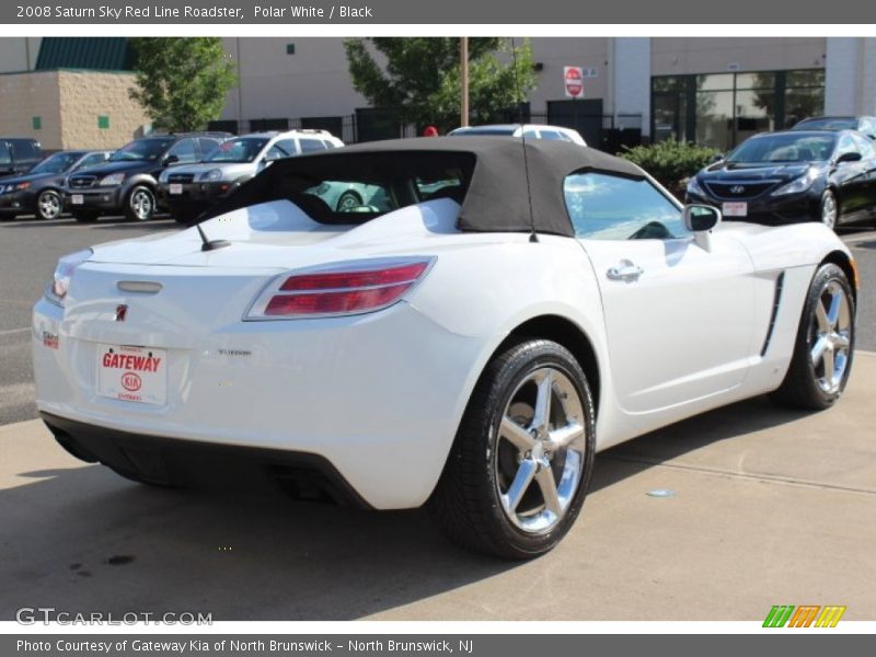 Polar White / Black 2008 Saturn Sky Red Line Roadster